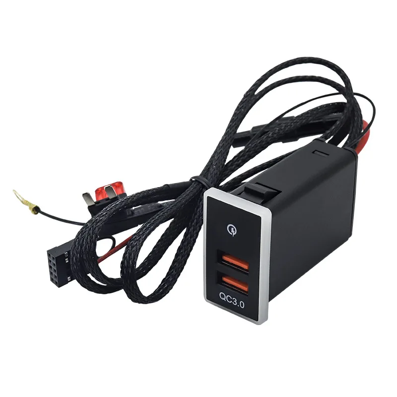 

USB Car Charger Socket 12V 24V Quick Charge 3.0 & PD USB C Port Power Outlet Adapter for Vehicles
