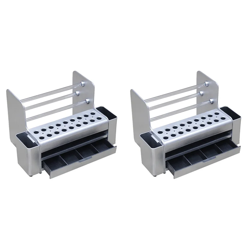 GTBL 2X Screwdriver Storage Rack Holder Multifunctional Organizer RC Repair Tools Kit Desktop Stand For Hex Screw Driver