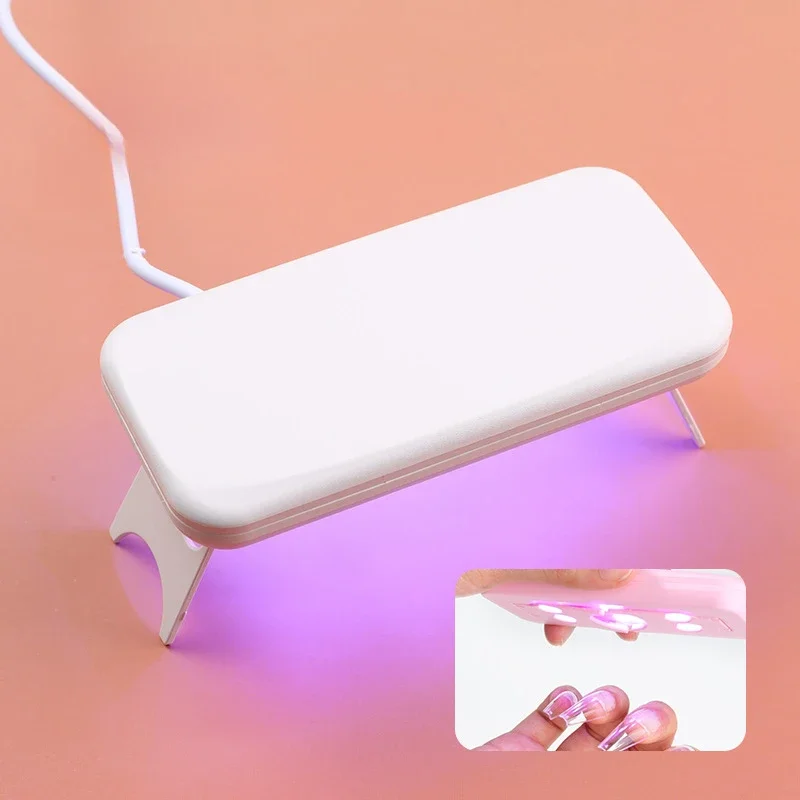 Nagel Verbesserung Maus Licht Mini USB Phototherapie Maschine Nagellack Kleber Trockner LED Tragbare Backen Phototherapie