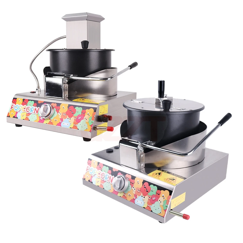 Небольшая настольная промышленная газовая коммерческая машина для попкорна с карамельными шариками для продажи, популярный чайник, кукурузная попкорн, газовая машина для попкорна