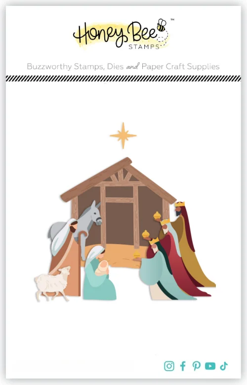 

Nativity Scene Metal Cutting Dies for DIY Making Craft Scrapbook Decoration Embossing Template Supplies Greeting Card Album