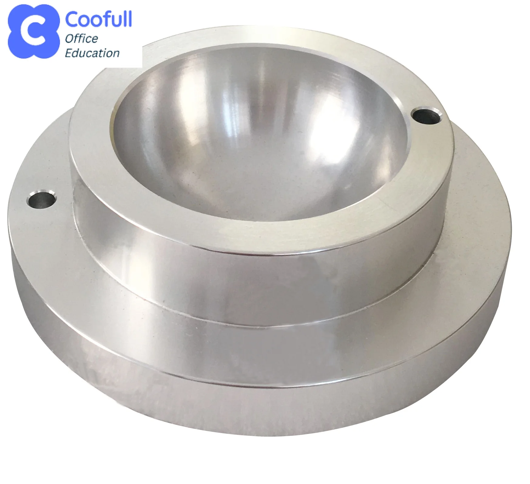 COOFULL  Magnetic Stirrer Heating Block Aluminum Block for Round-Bottom Flask