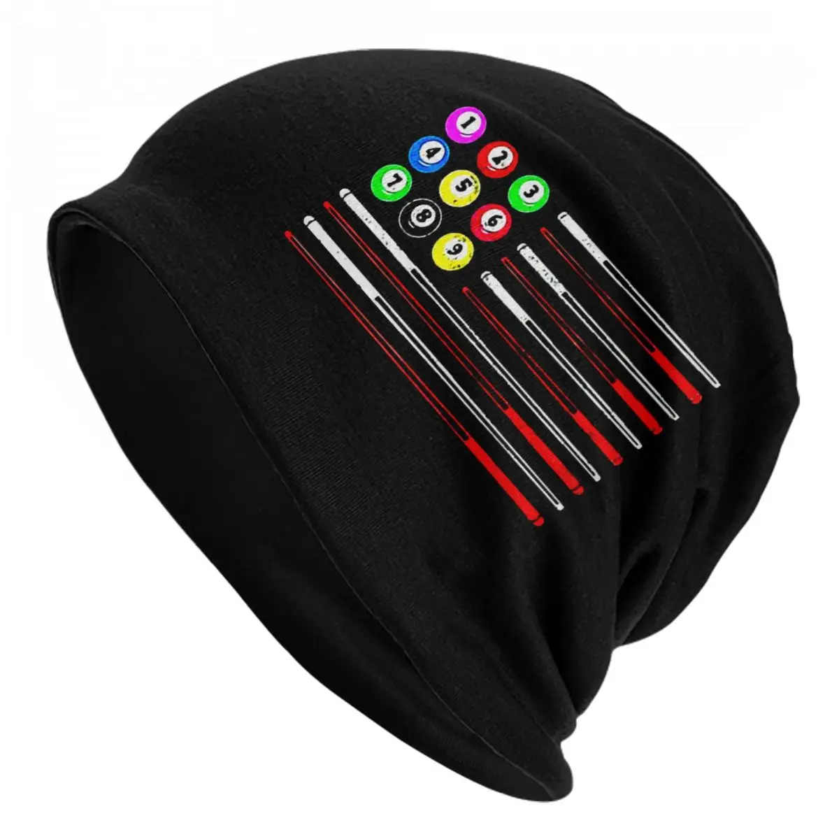 Bonnet Hats billiard Men Women's Thin Hat USA Flag Patriotic Shooting Pool Autumn Spring Warm Cap Hip Hop Skullies Beanies Caps