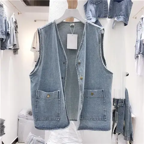 

Vests Women Basic New Chic Retro Solid Single Breasted Design Ladies Clothing All-match Harajuku Popular Teens Streetwear Ins