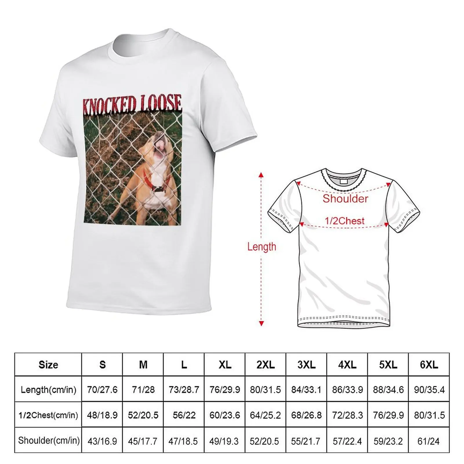 Knocked loose band album T-Shirt man t shirts graphic t shirts for man graphic funny cotton t shirt pack T-shirt