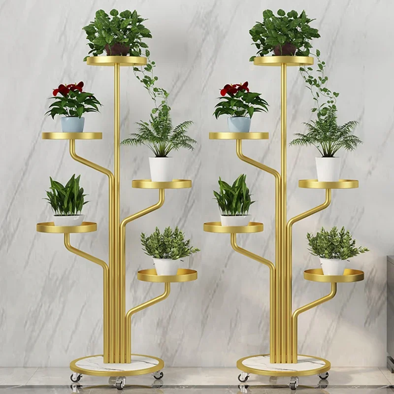 

Flower Shelf Living Room Plant Shelves Put Balcony Indoor Holder Plant Shelves Iron Art Modern Furniture Soporte De Plantas FYPS