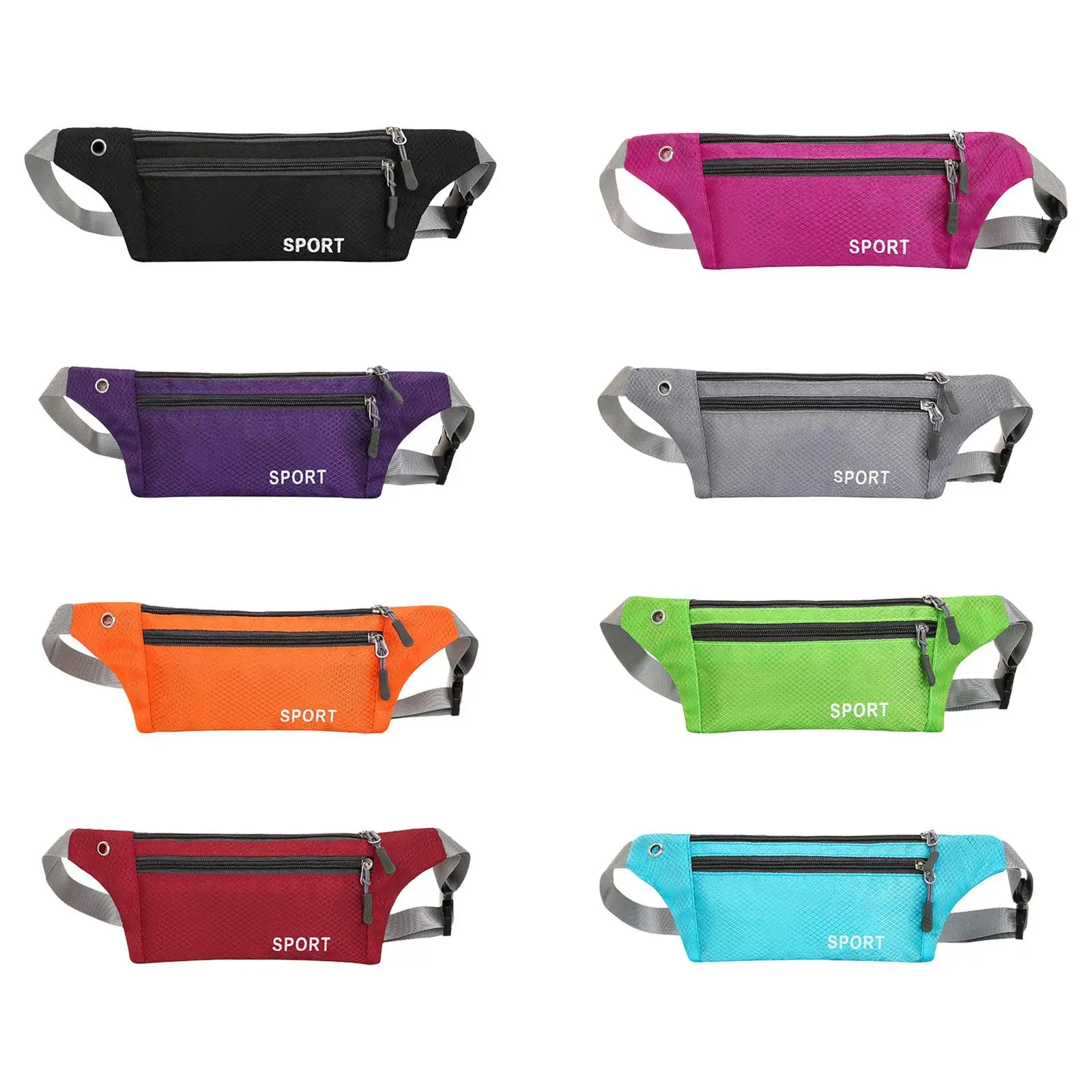 Running Waist Pack for Women Men Running Belt Waistband Bag Runners Fanny Pack for Jogging Hiking Camping Fitness Traveling view 2