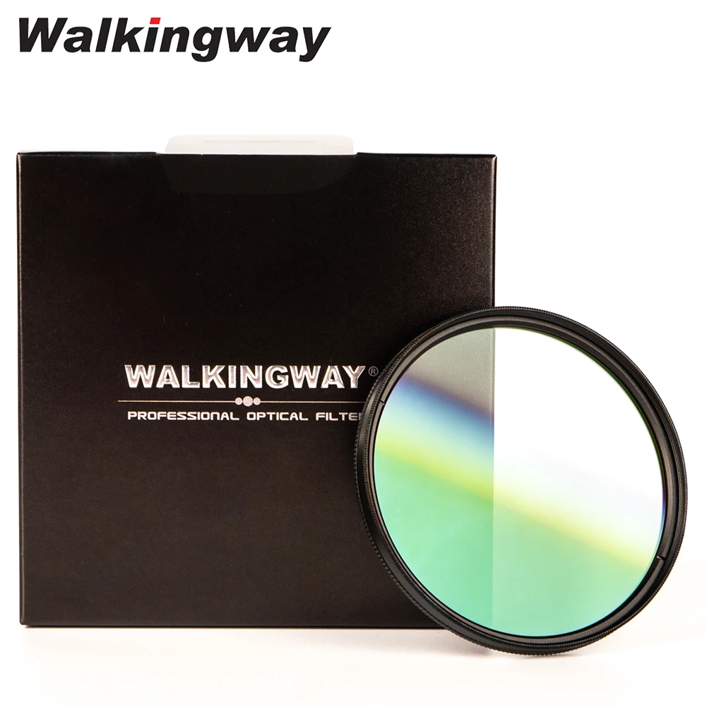 

Walkingway GND16 Round Lens Filter HD 4Stops Optical Glass Soft Gradient with Coating 49mm 52mm 55mm 62mm 67mm 72mm 77mm 82mm