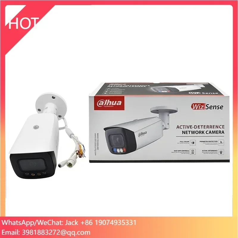 

8MP Smart Dual Dual Light Active Deterrence TiOC 2.0 Vari Focal Bullet WizSense Network Camera IPC-HFW3849T1-ZAS-PV