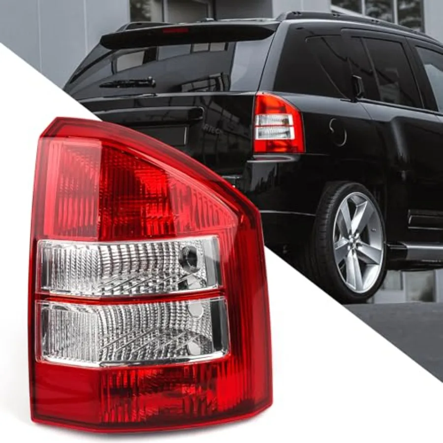 

Правый внешний задний фонарь для Jeep Compass 2007-2010, правый задний фонарь, стоп-сигнал, комплект для замены, аксессуар