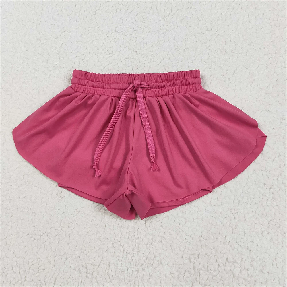 

Baby Girls Hot Pink Skort Shorts Activewear Summer Yoga Bottoms Kids Pink Clothing for Girls