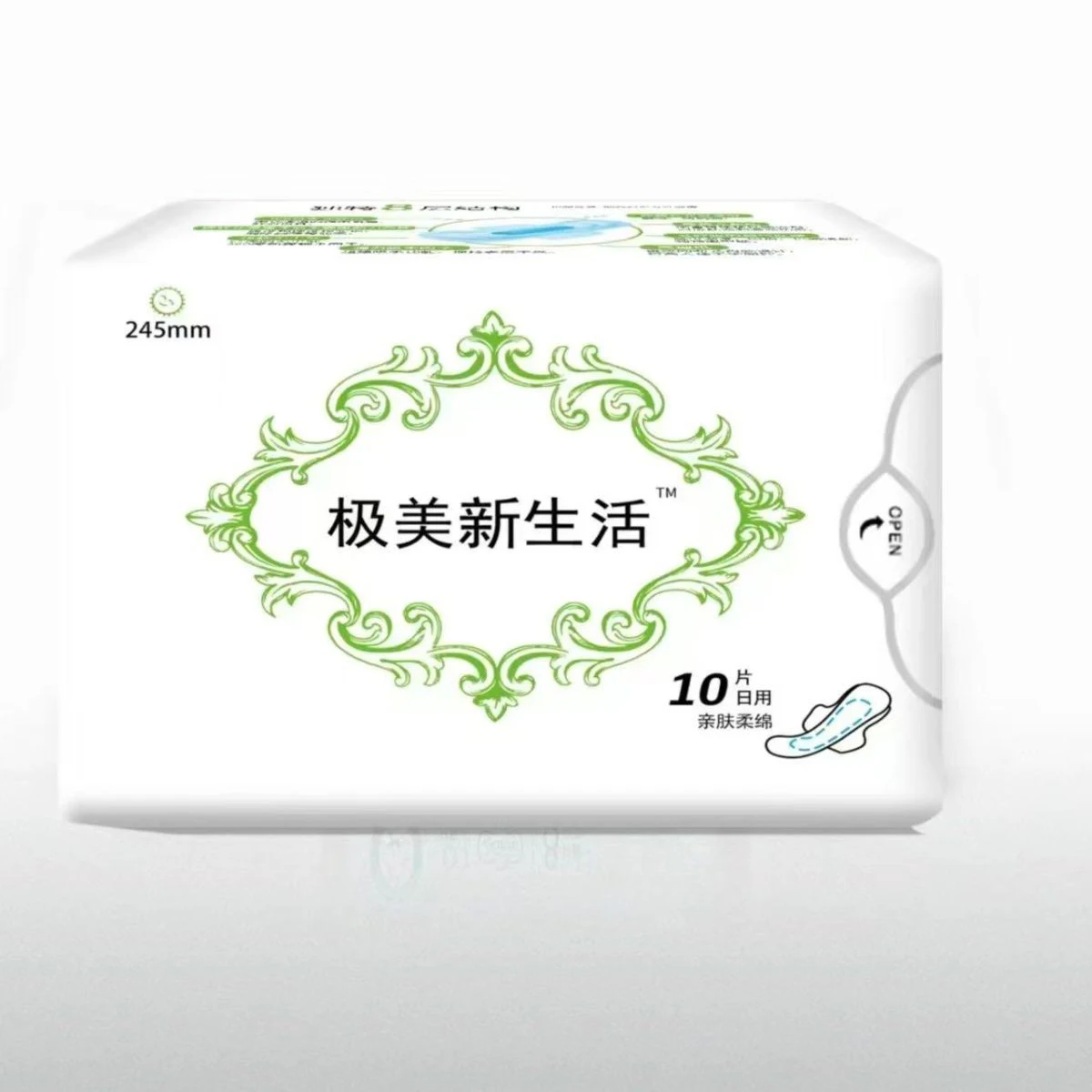 10pcs/Bag Anion Sanitary Napkins Feminine Hygiene Product Panty Liners Comfortable Period Pads for Women Menstrual Period