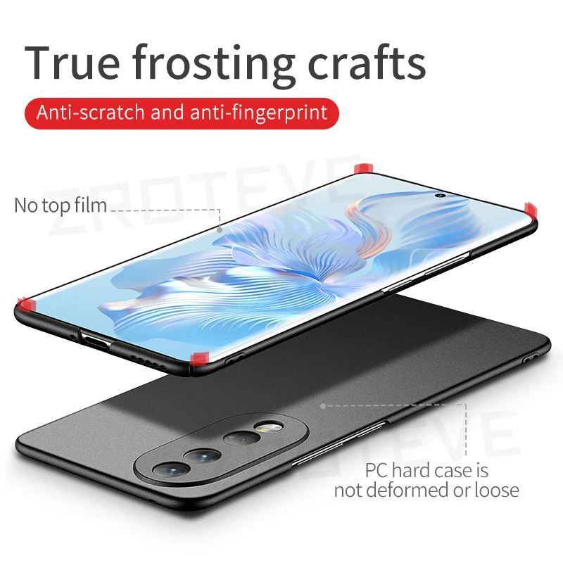 For Honor90 Case Cover ZROTEVE Ultra Slim Matte Hard PC Cover For Huawei Honor 90 Lite 70 50 Honor70 Honor50 Global Phone Cases