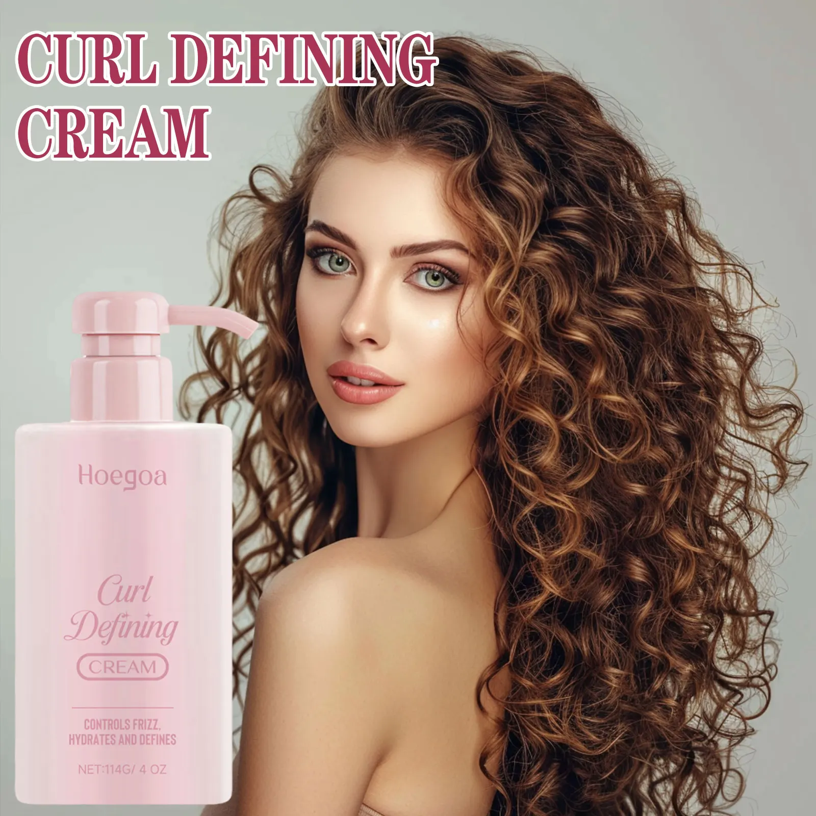 114g Curl Care Styling Cream Liu Hai Curl Makes Natural Curls Styling Cream, creates elastic and obvious curls and is suitable f
