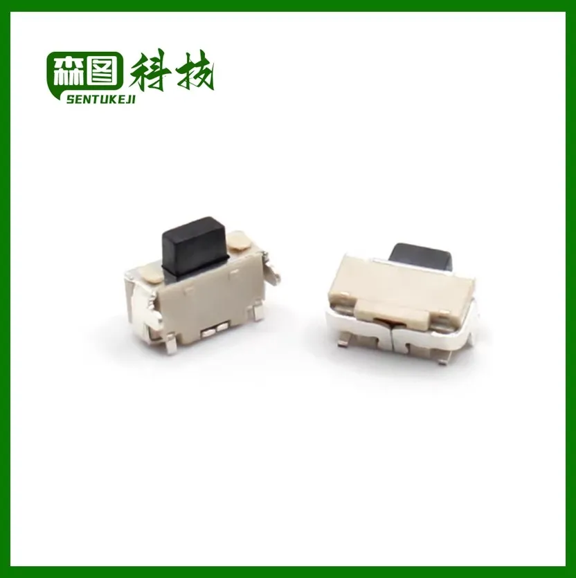 Interruptor táctil micro SMD, botón lateral para teléfono, 2x4, 2x4x3,5 MM, 10 unidades por lote