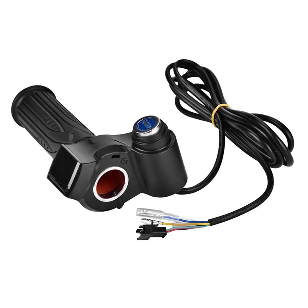 Electric E-Bike Twist Throttle 24/36/48/60/72V LED Digital Meter Electric Bike Handlebar With Power Switch Bicycle Accessories