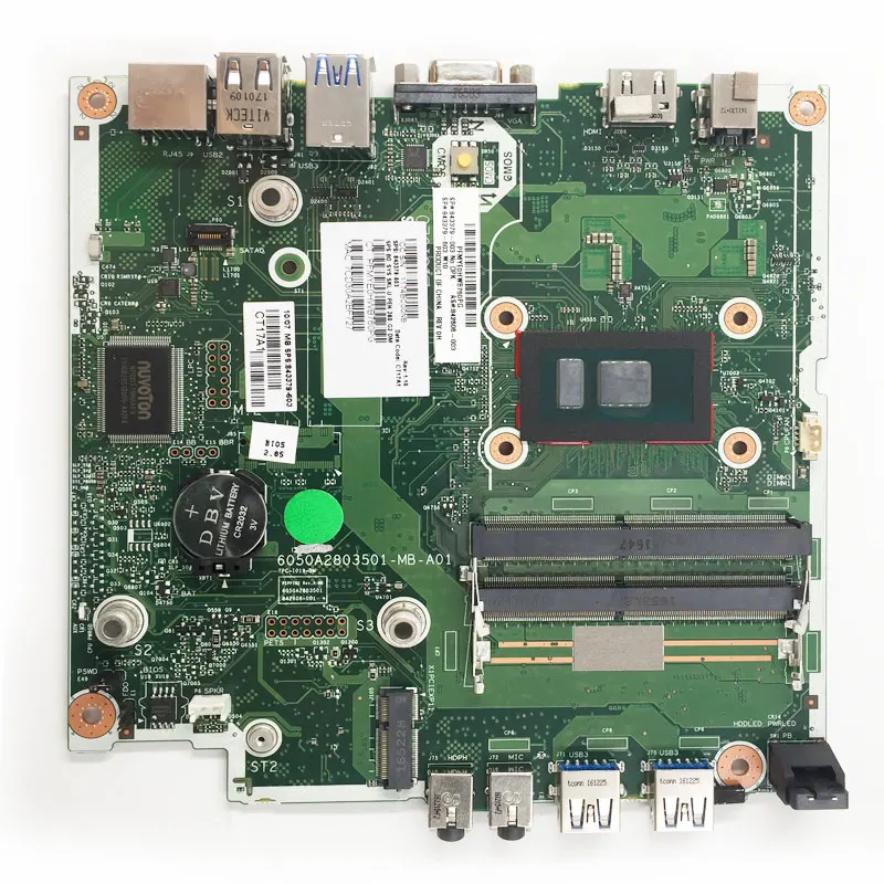 843379-003 843379-603 Used For HP 260 G2 Desktop Mini  Motherboard 843379-601 Inte i5-6200U  3558U DDR4 100% Tested