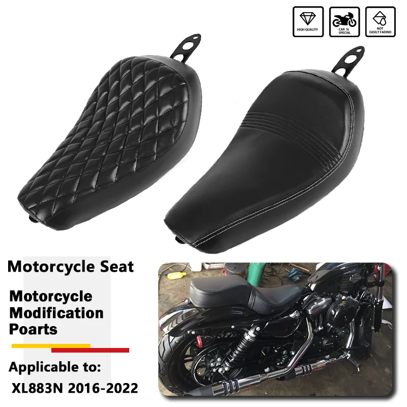 Motorcycle Seat driver Pillion front  Saddle Cushion For Harley Iron 883 XL883N XL 883N XL883 48 Sportster 1200 1200C 2016-2022