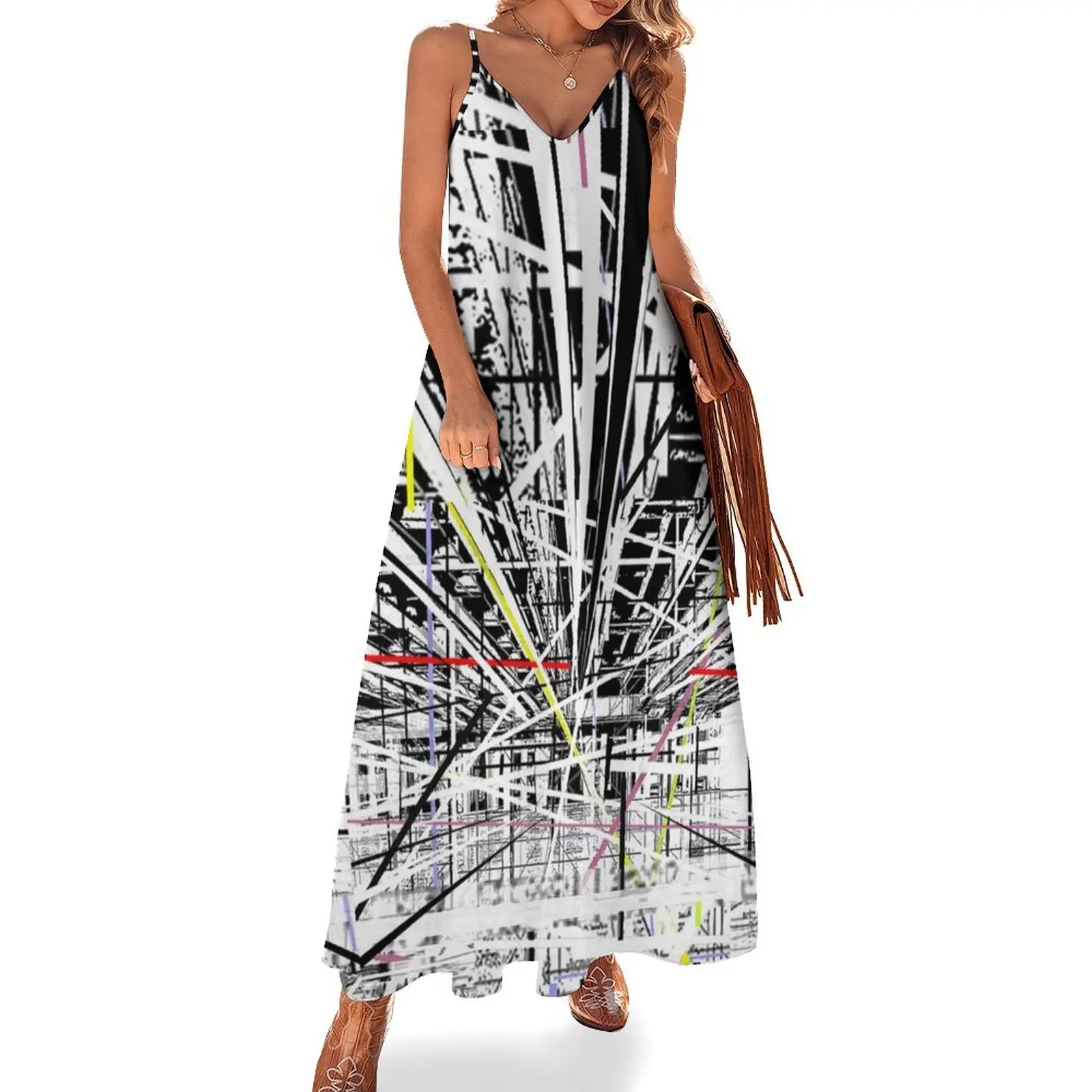 

Chicago L at Belmont Sleeveless Long Dress prom dresses Prom gown Dress