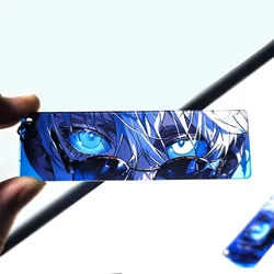 Gojo Satoru Eye Men Anime Keychain Women Jujutsu Kaisen Key Chain Group Photo Card Bags Keyring Pants Pendsnt Kids Friends Gift