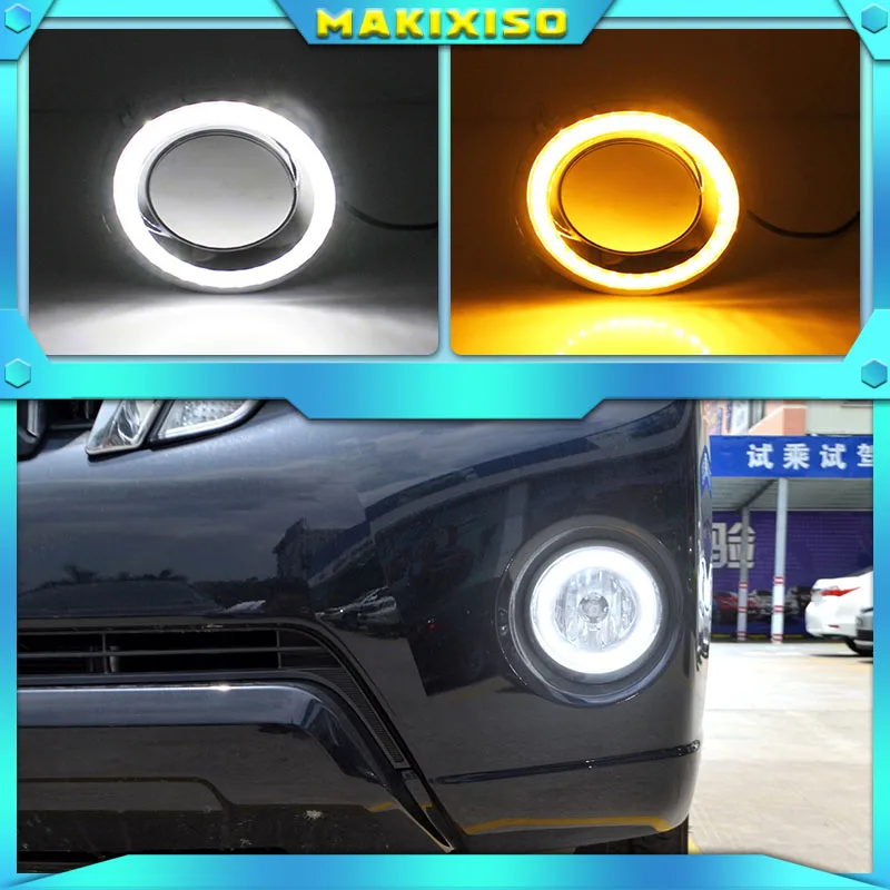 

For Toyota Land Cruiser 2700/4000 Prado 150 FJ150 LC150 2014 2015 LED Daytime Running Light Bumper Fog Lamp DRL