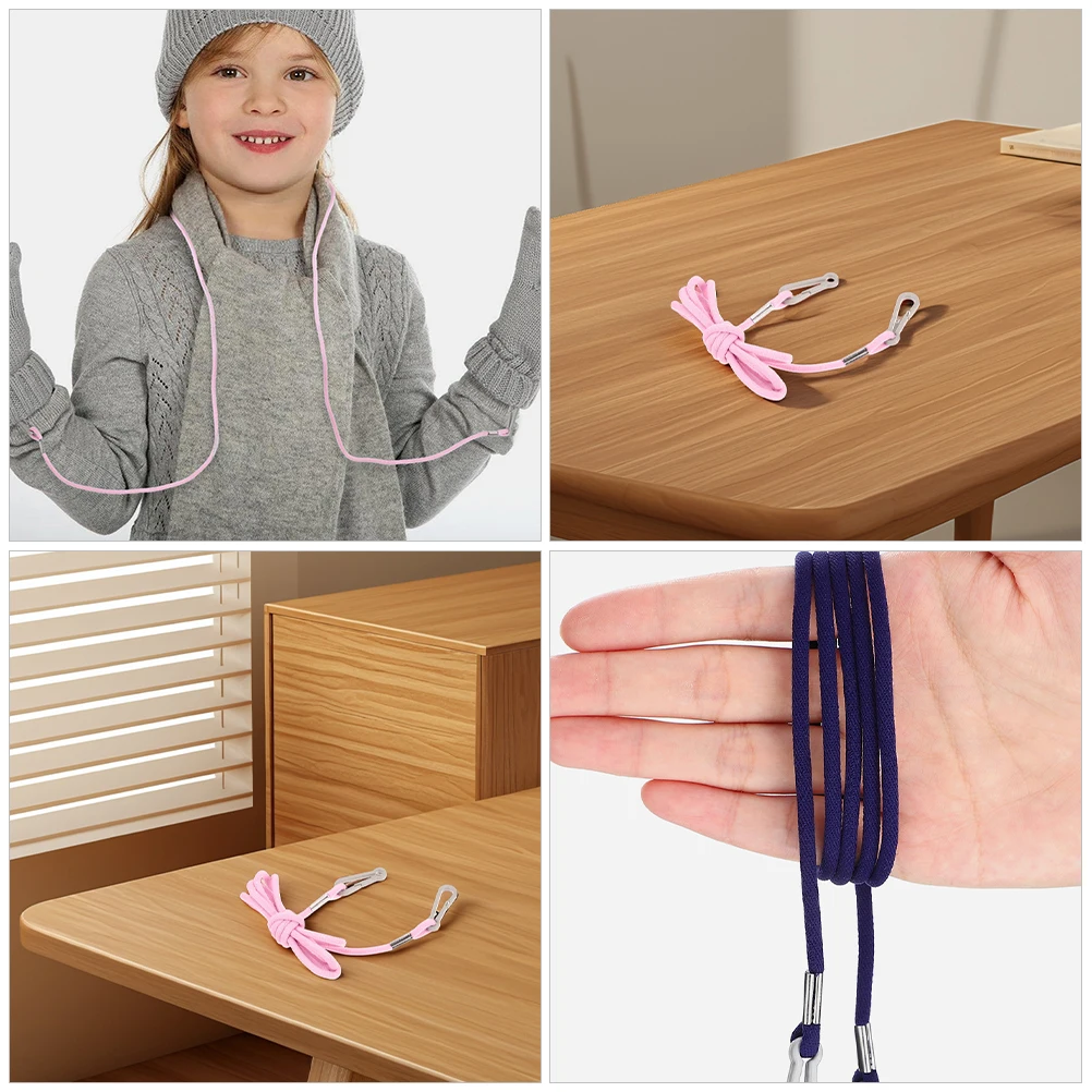 2 قطعة حوامل القفاز الشتوية لمشابك المقود القفازات القابلة للتعديل قفازات التزلج الآمنة أثناء لعب الثلج والأنشطة الخارجية من النايلون #4