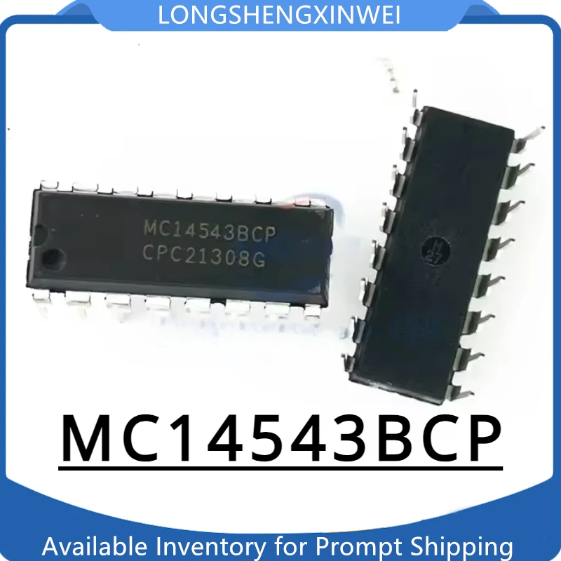 1PCS New  MC14543BCP DIP16 MC14543 BCD To Seven Segments Locker/Decoder Original