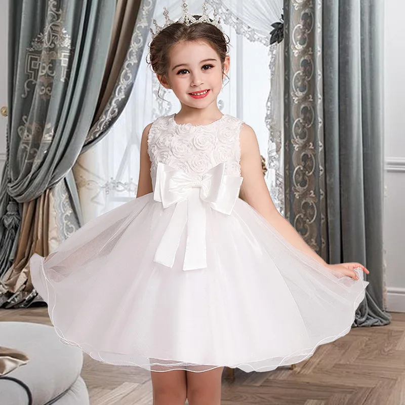 

christmas dress Girls' dress Children's dress Baby Princess Wind Christmas dress Pongee dress