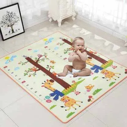 Baby Play Mat Waterproof Outdoor Indoor Carpets Kids Rug Activity Game Gym Toy Playmat Educational Gift Color Random