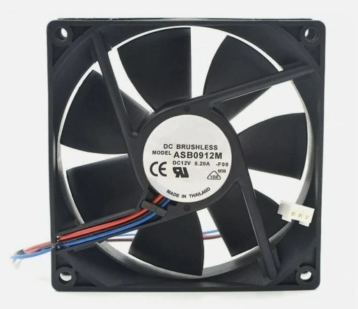 Brand New ASB0912M 12V 0.20A Ultra Quiet Chassis Power Supply Cooling Fan Fast Delivery