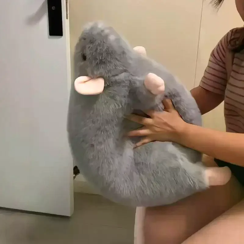 

1Pcs 35/50/90cm Cartoon Flower Branch Rat Soft Oversized Animal Figure Cute Simulation Big Mouse Plush Toy Pillow Birthday Gift