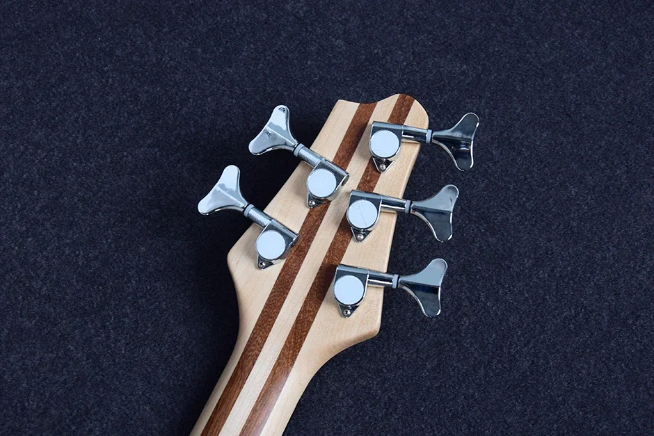 OEM for Sale Neck Through Connected Body 5string Bass Guitar