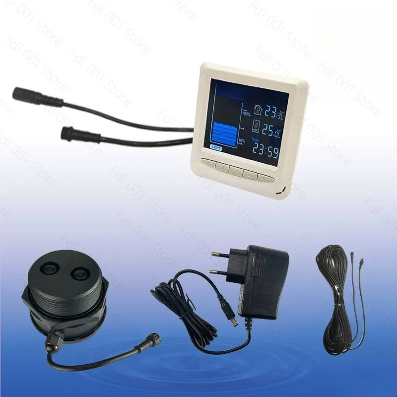 Ultrasonic Smart Liquid Level Monitor with LED Display for Water Tank