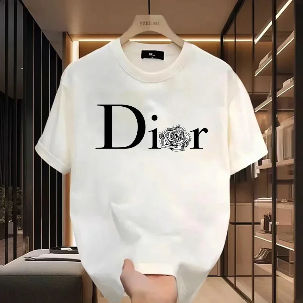 Camiseta informal para mujer, camisetas de lujo de diseñador Harajuku Y2k para mujer, camisetas Vintage de moda para mujer