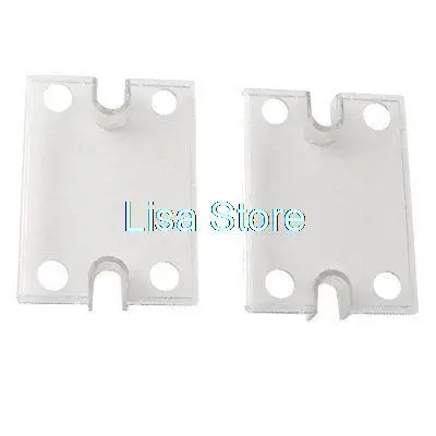 2pcs Single Phase Solid State Relay SSR Protective Safety Covers Cap