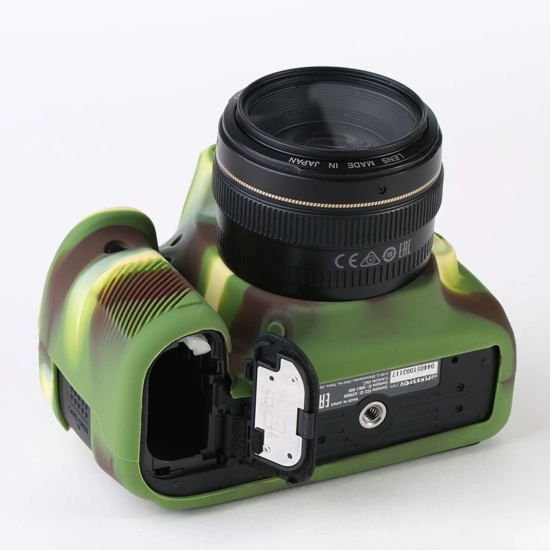 

For Canon EOS 90D Camera Accessory Soft Silicone Case 90D SLR protective case camera bag + free tempered film