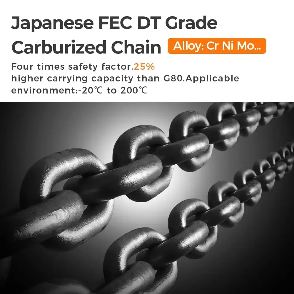 2200lbs FEC Chain Electric Lift Hoist Single Phase Overhead Crane Hoist, w/ Two 360° Rotatable Hook(1Ton, 110V,10ft Lift Height)