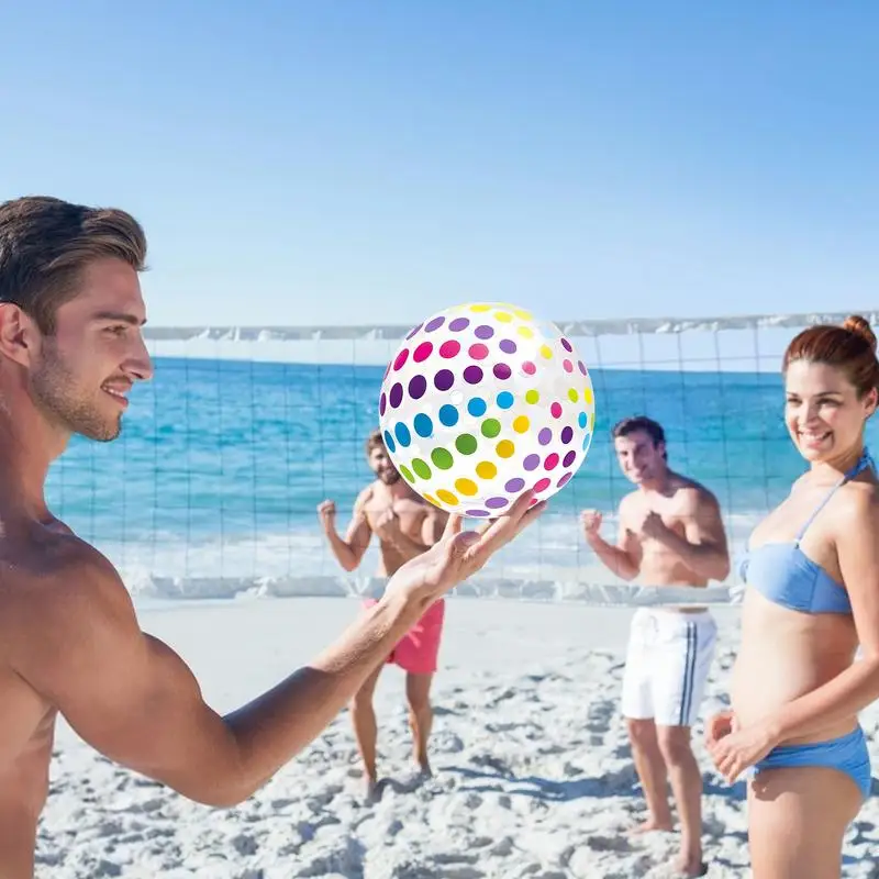 Piłki plażowe dla dzieci, dmuchane piłki plażowe do basenu, tęczowe dekoracje, gry wodne, upominki na zewnątrz, zabawki do basenu, jeziora.
