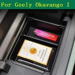 For Geely Okavango I 2023 2024 Car Console Center Armrest Storage Box Container Glove Organizer Case Accessories