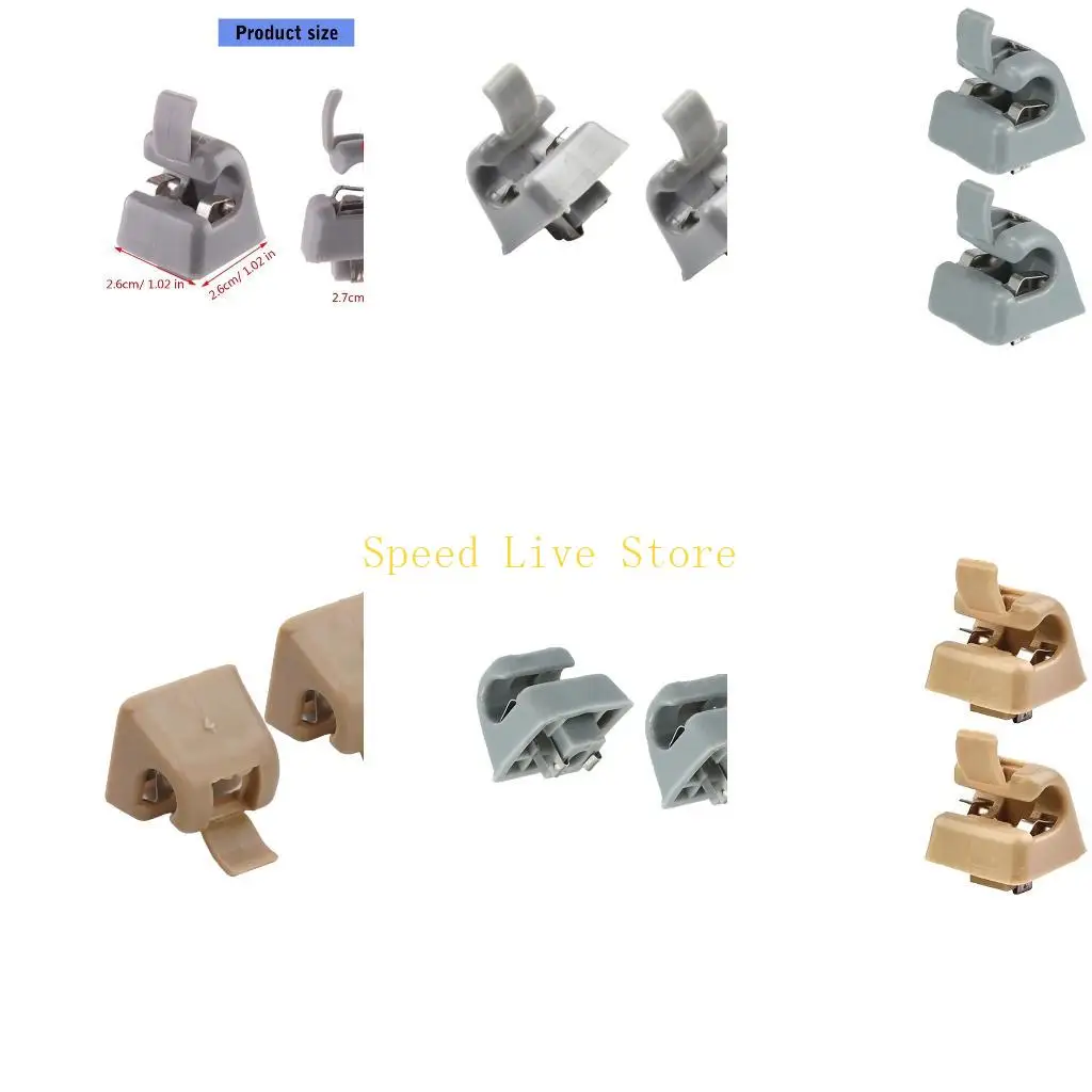 

547C Heat Resistant Car Sun Visors Interior Clip 12681000127101 For Secure Attachment