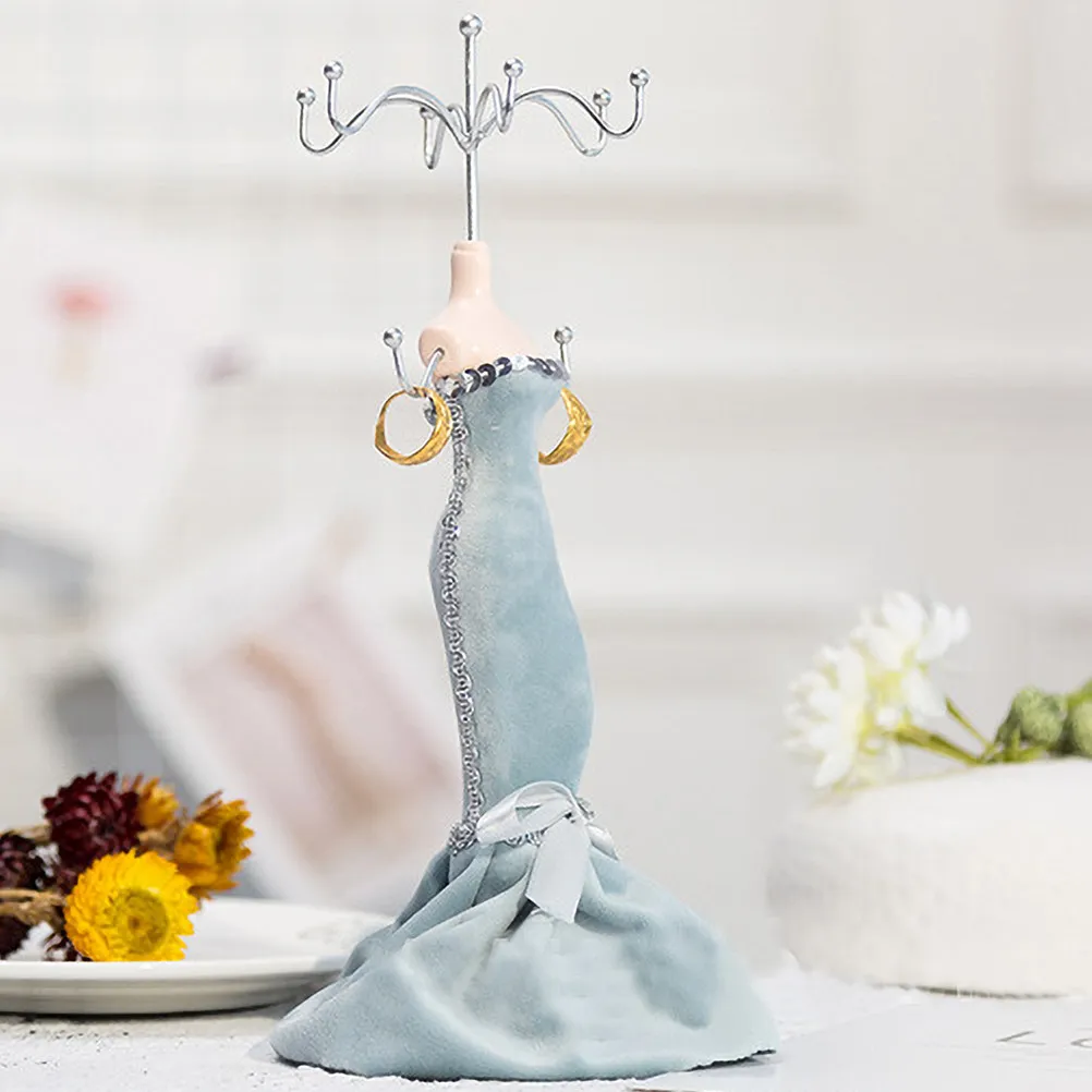 

Necklace Mannequin for Jewelry Display Stand Holder Elegant Lightweight Compact Jewelry Rack for Home Shop Craft Shows Earring