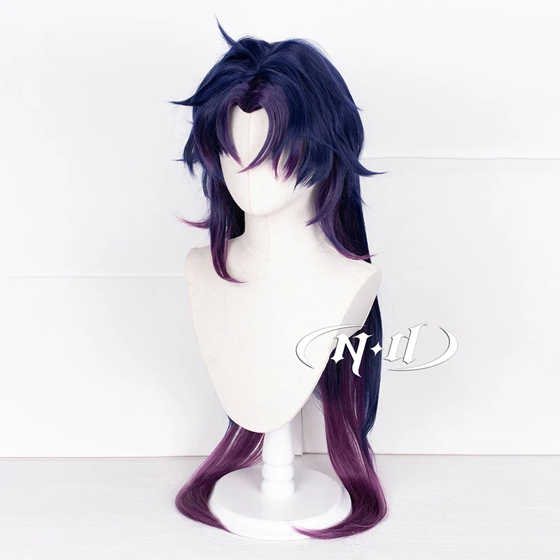 ND هونكاي ستار السكك الحديدية تأثيري الباروكات شفرة تأثيري خصلات الشعر المستعار الطويل مقاومة للحرارة الاصطناعية لعبة حفلة كوميك كون كوزر عيد الميلاد