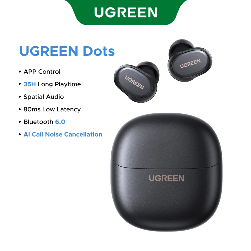 UGREEN Dots Wireless Earbuds Bluetooth 6.0