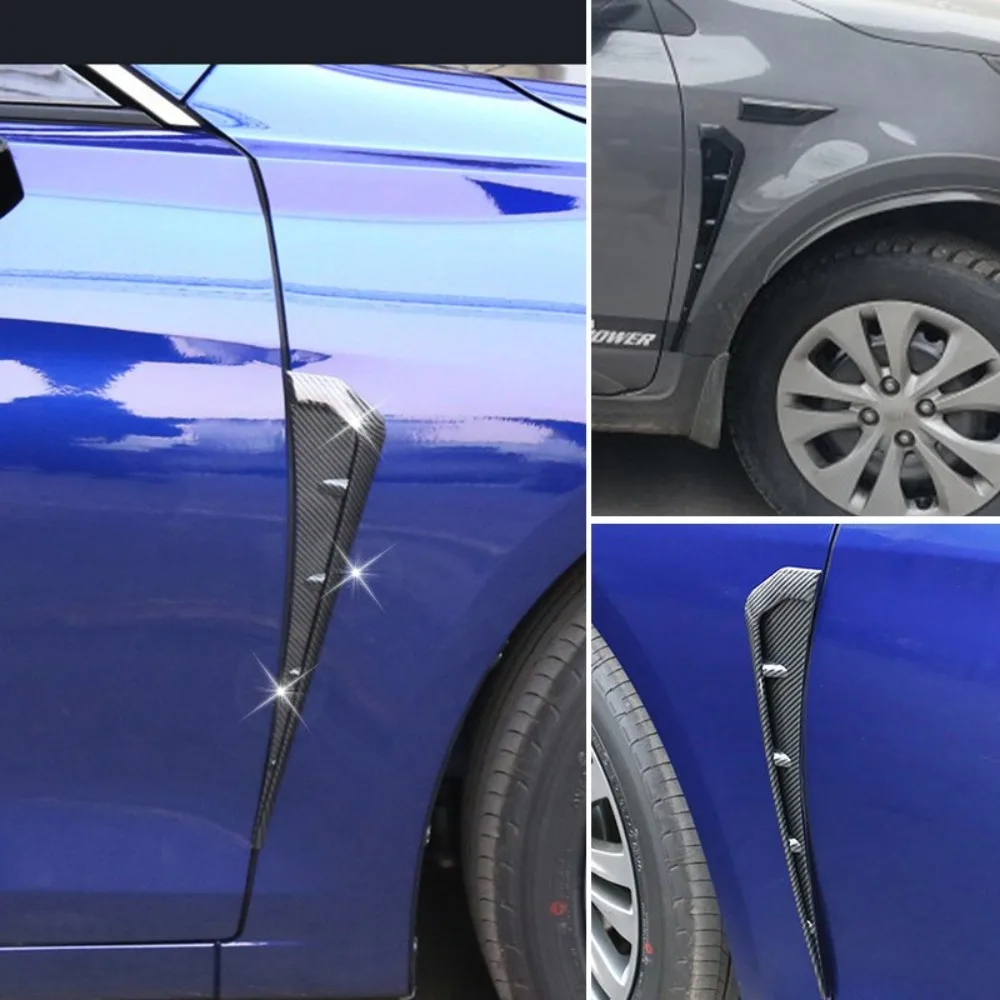 Carbon Fiber Car Side Fender Vent Air Wing Cover Body Trim Accessories Fit for Honda Civic Sedan Coupe Hatchback 2016-present view 5
