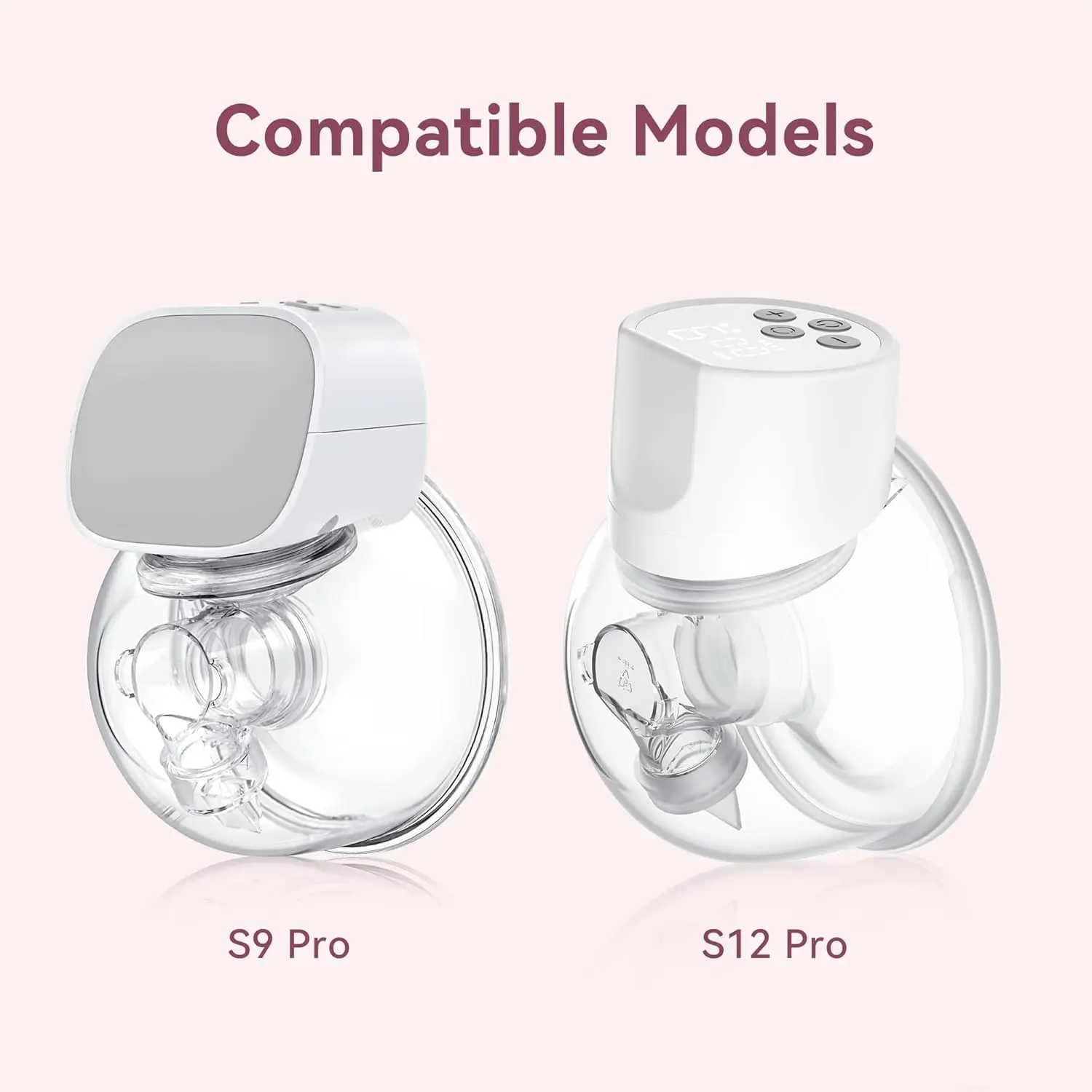 Wearable Breast Pump Accessories Compatible with TSRETE/Momcozy Duckbill Valve,Use with S9/S12/S9Pro/s12Pro Parts Replace