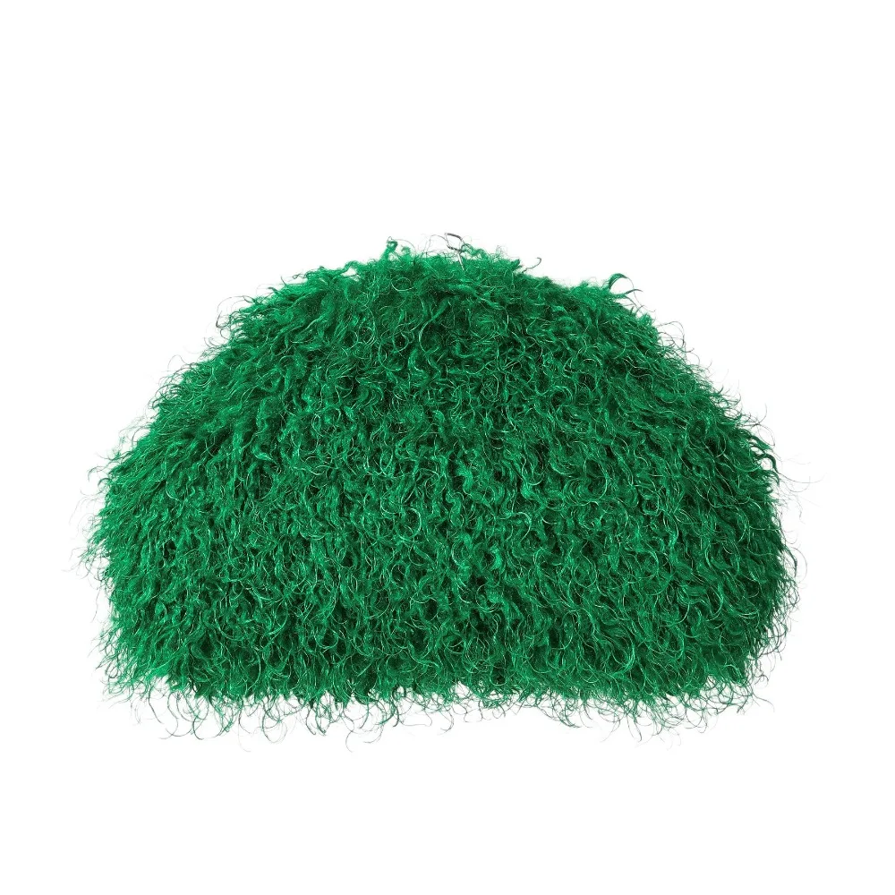 Retro Portable Fluffy Plush Clip Clutch Spicy Girl Y2k Faux Fur Purse Feather Large Capacity Evening Bag Daily