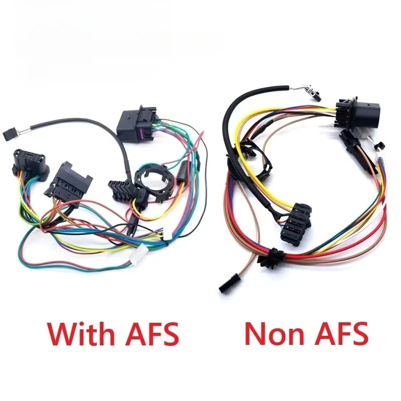 

For Audi A6 C6 2005-2008 Xenon Headlight Internal Wire Harness Plug Wiring Harness Assembly Non AFS and with AFS