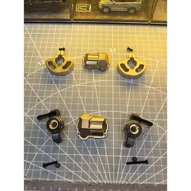 

Комплект утяжелителей из латуни для RGT EX86160 1:10 LC79 RC Crawler: утяжелители колес и осей, крышки мостов, рулевые ступицы — улучшение для радиоуправляемых моделей автомобилей