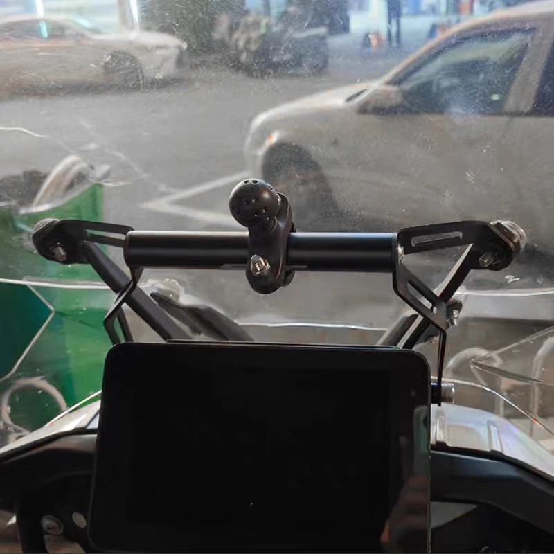 ل QJMOTOR SRT800 SRT800X SRT 800 800X 800SRT SRT750 SRT 750 12 مللي متر 22 مللي متر نظام تحديد المواقع والملاحة قوس حامل حامل هاتف