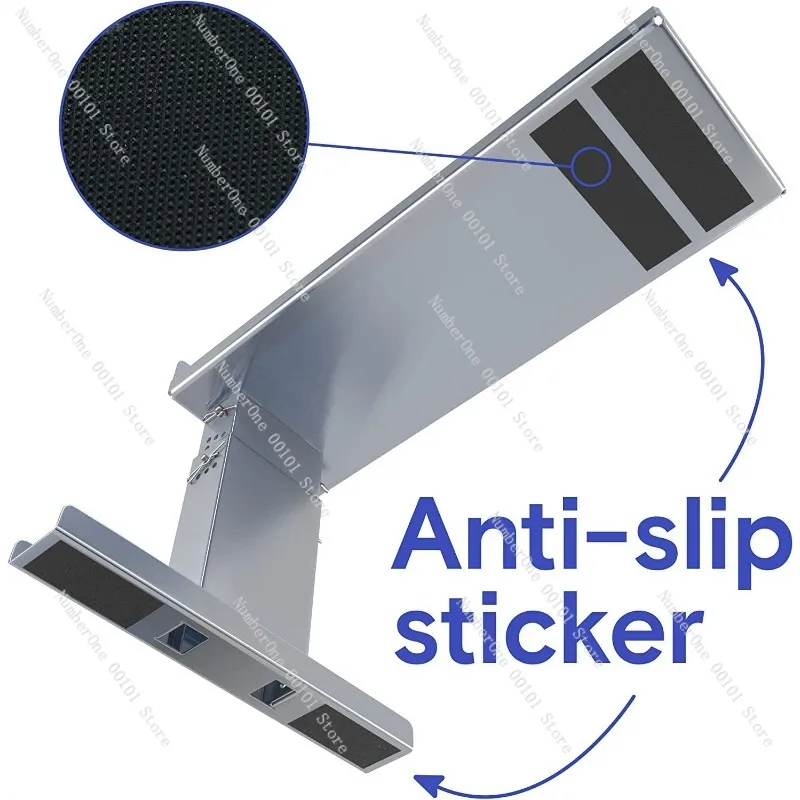 Ladder Stabilizer Level Support Foot, Home Use Ladder Auxiliary Leg Leveler, Adjustable Add-On Foot for Safety